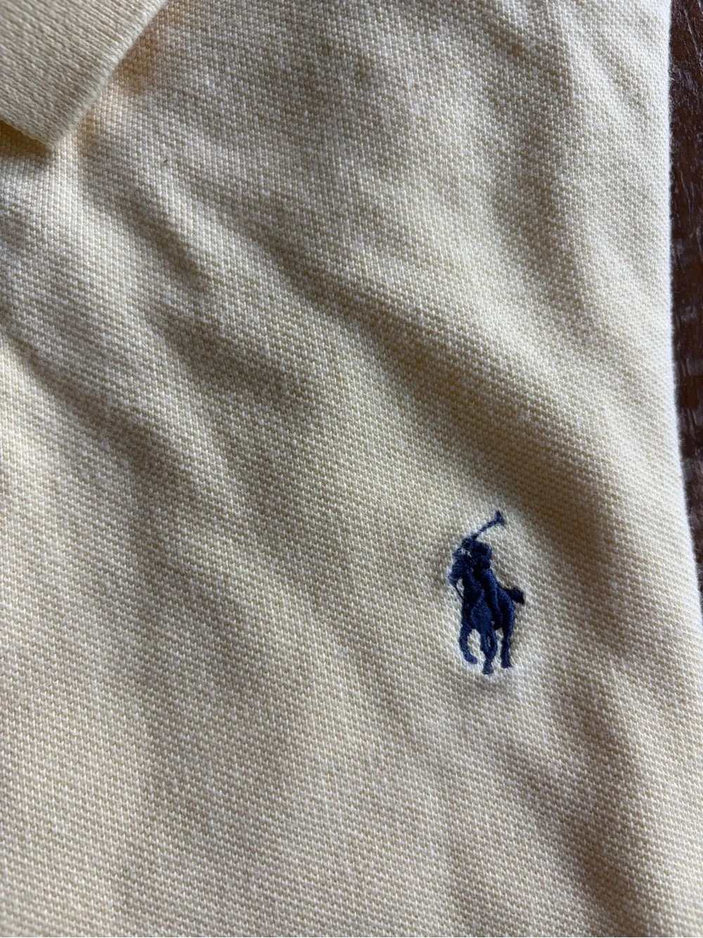 Polo by Ralph Lauren Men’s Yellow Classic Pique Polo large